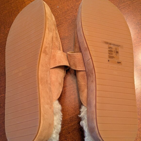 &OtherStories - Suede Slip-on Loafers - Dark Beige - Picture 3 of 5